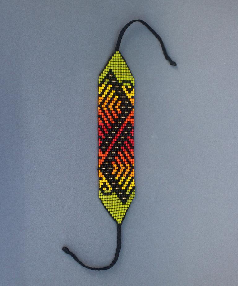 Handmade Shamanic Beaded Amulet - Image 1